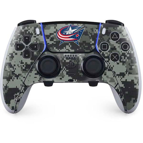NHL Columbus Blue Jackets Camo PlayStation PS5 Skins