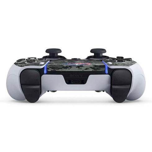 NHL Columbus Blue Jackets Camo PS5 DualSense Edge Pro Controller Skin