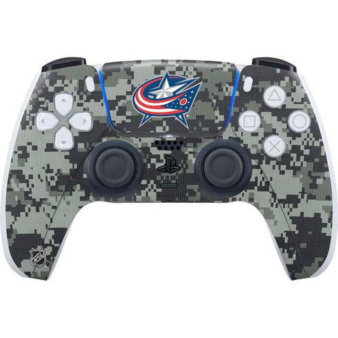 NHL Columbus Blue Jackets Camo PlayStation PS5 Skins