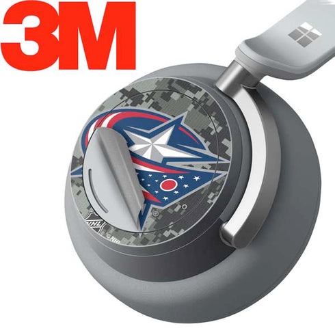 NHL Columbus Blue Jackets Camo Surface Headphones Skin