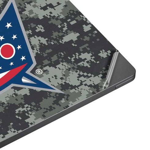 NHL Columbus Blue Jackets Camo Surface Laptop 7 13.8in Skin