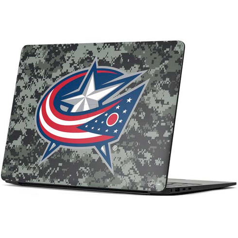 NHL Columbus Blue Jackets Camo Surface Laptop 7 15in Skin