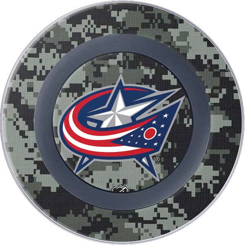 NHL Columbus Blue Jackets Camo Wireless Charger Skin