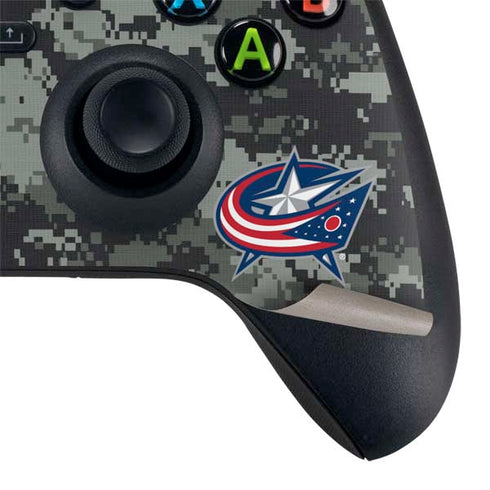 NHL Columbus Blue Jackets Camo Xbox Series X Bundle Skin