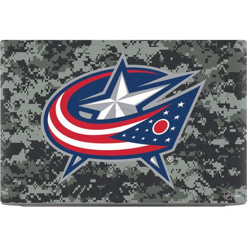 NHL Columbus Blue Jackets Camo Dell XPS Skin