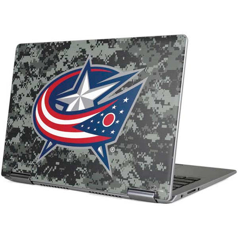 NHL Columbus Blue Jackets Camo Yoga 710 14in Skin