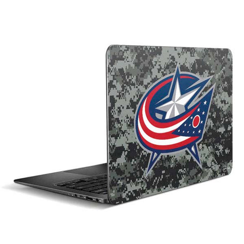NHL Columbus Blue Jackets Camo Zenbook UX305FA 13.3in Skin