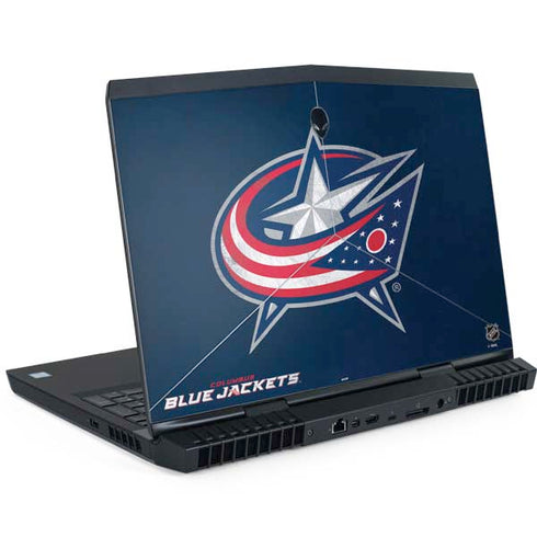 NHL Columbus Blue Jackets Distressed Dell Alienware Skin