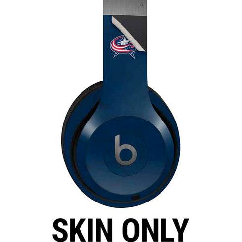 NHL Columbus Blue Jackets Distressed Beats Solo 4 Wireless Headphones Skin