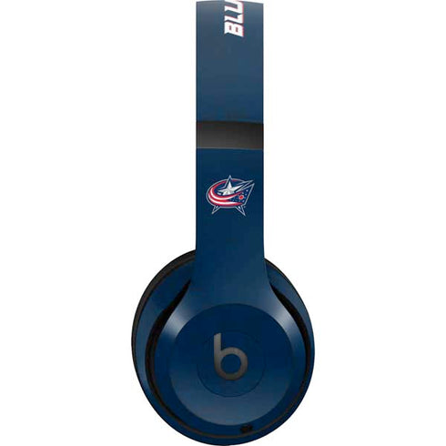 NHL Columbus Blue Jackets Distressed Beats Studio Pro Wireless Headphones Skin
