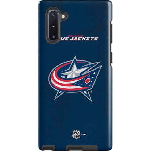 NHL Columbus Blue Jackets Distressed Galaxy Cases