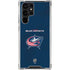 NHL Columbus Blue Jackets Distressed Galaxy S23 Ultra Clear Case