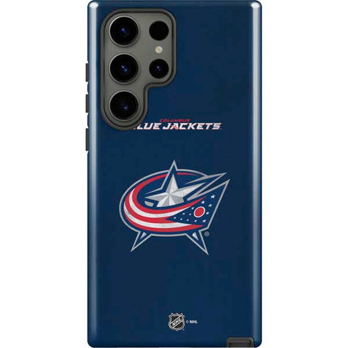 NHL Columbus Blue Jackets Distressed Galaxy S23 Ultra Pro Case