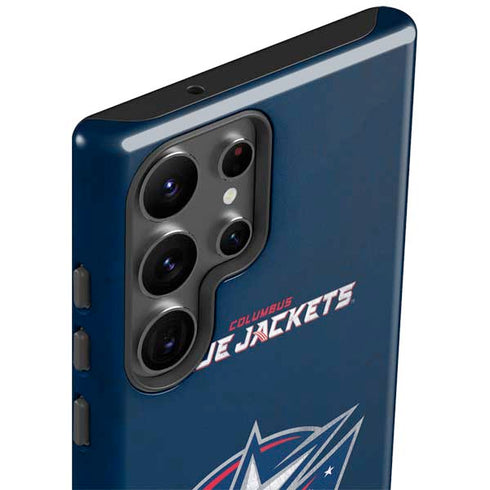 NHL Columbus Blue Jackets Distressed Galaxy S23 Ultra Pro Case