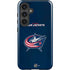 NHL Columbus Blue Jackets Distressed Galaxy S25 Impact Case