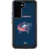 NHL Columbus Blue Jackets Distressed Galaxy S24 Waterproof Case