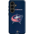 NHL Columbus Blue Jackets Distressed Galaxy S26 Impact Case