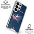 NHL Columbus Blue Jackets Distressed Galaxy S26 Ultra Clear Case