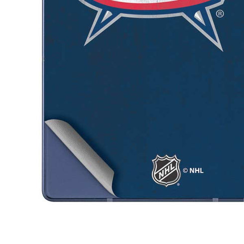 NHL Columbus Blue Jackets Distressed Galaxy Z Fold6 Skin