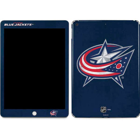 NHL Columbus Blue Jackets Distressed Apple iPad Skin