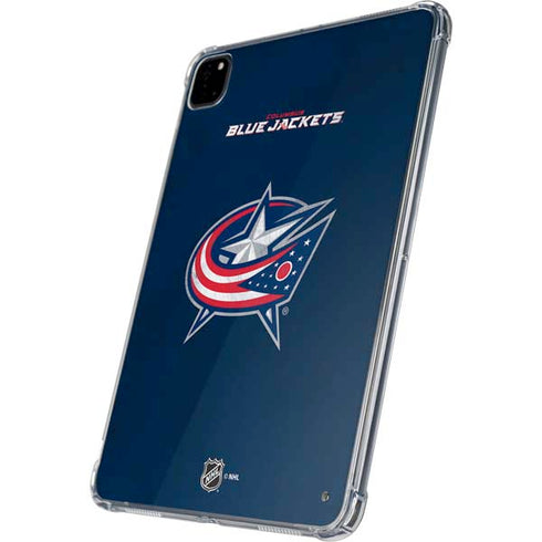 NHL Columbus Blue Jackets Distressed iPad Pro 11in (2024) Clear Case