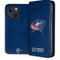 NHL Columbus Blue Jackets Distressed iPhone 14 Folio Case