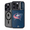 NHL Columbus Blue Jackets Distressed iPhone 14 Pro Kickstand Case