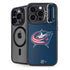 NHL Columbus Blue Jackets Distressed iPhone 14 Pro Max Kickstand Case