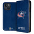 NHL Columbus Blue Jackets Distressed iPhone 15 Plus Folio Case