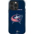 NHL Columbus Blue Jackets Distressed iPhone 15 Pro Impact Case
