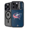 NHL Columbus Blue Jackets Distressed iPhone 15 Pro Kickstand Case