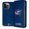 NHL Columbus Blue Jackets Distressed iPhone 15 Pro Max Folio Case