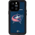 NHL Columbus Blue Jackets Distressed iPhone 15 Pro Waterproof Case