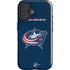 NHL Columbus Blue Jackets Distressed iPhone 16 Impact Case