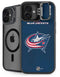 NHL Columbus Blue Jackets Distressed iPhone 16 Kickstand Case