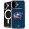 NHL Columbus Blue Jackets Distressed iPhone 16 MagSafe Case