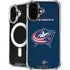 NHL Columbus Blue Jackets Distressed iPhone 16 MagSafe Case