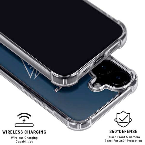 NHL Columbus Blue Jackets Distressed iPhone 16 Plus MagSafe Case