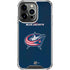 NHL Columbus Blue Jackets Distressed iPhone 16 Pro Clear Case