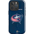 NHL Columbus Blue Jackets Distressed iPhone 16 Pro Magsafe Impact Case