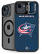 NHL Columbus Blue Jackets Distressed iPhone 16e Kickstand Case