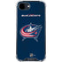 NHL Columbus Blue Jackets Distressed iPhone 16e Clear Case