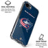 NHL Columbus Blue Jackets Distressed iPhone 16e Clear Case