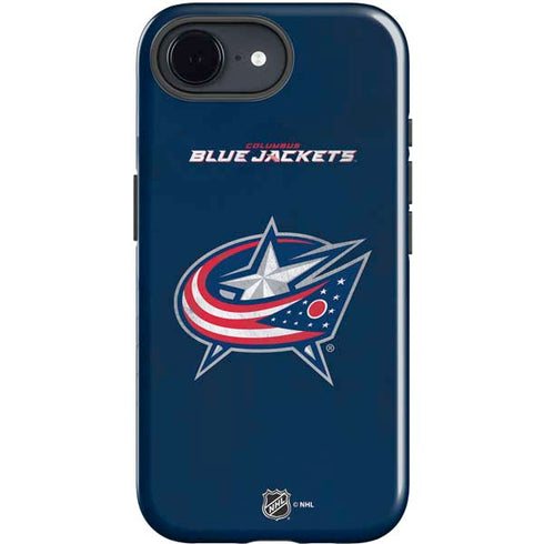 NHL Columbus Blue Jackets Distressed iPhone 16e Impact Case