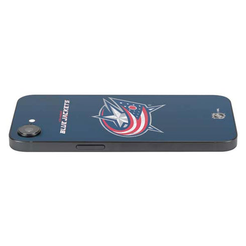 NHL Columbus Blue Jackets Distressed iPhone 16e Skin