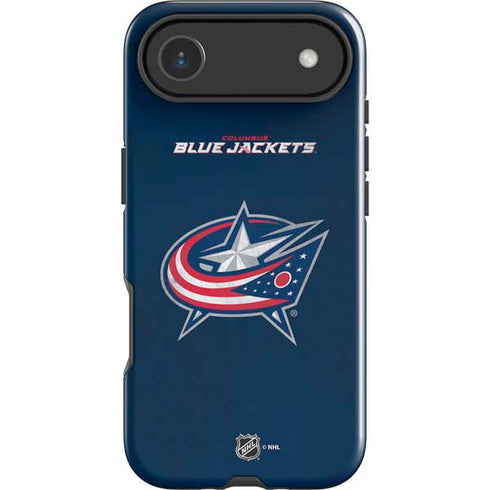 NHL Columbus Blue Jackets Distressed iPhone 17 Air Impact Case