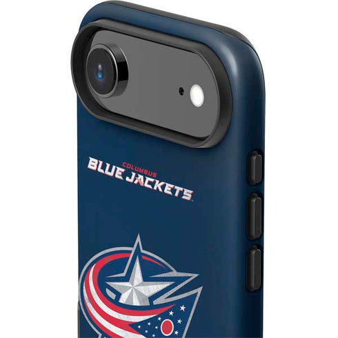 NHL Columbus Blue Jackets Distressed iPhone 17 Air Impact Case