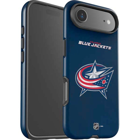 NHL Columbus Blue Jackets Distressed iPhone 17 Air Impact Case