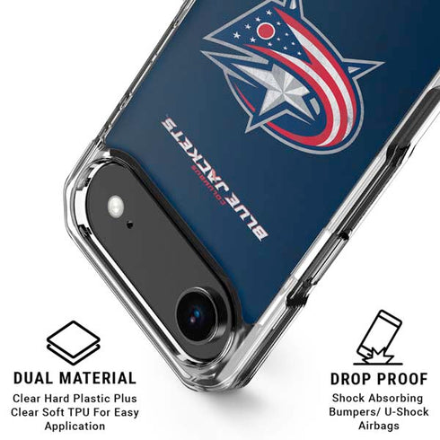 NHL Columbus Blue Jackets Distressed iPhone 17 Air MagSafe Case