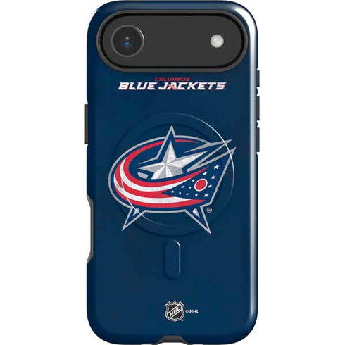 NHL Columbus Blue Jackets Distressed iPhone 17 Air Magsafe Impact Case